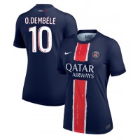 Billiga Paris Saint-Germain Ousmane Dembele #10 Hemma fotbollskläder Dam 2024-25 Kortärmad